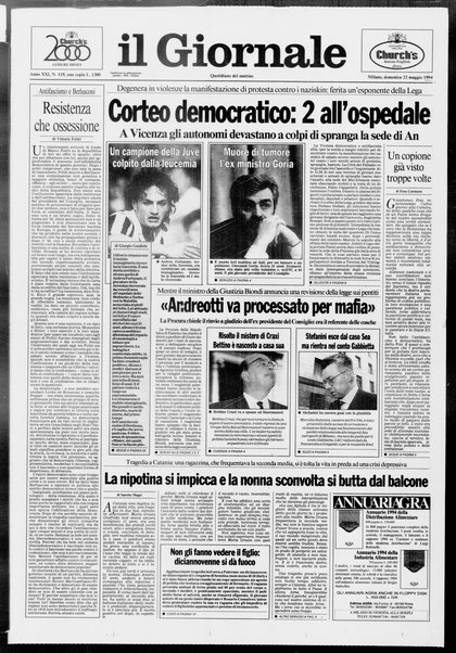 Il giornale : quotidiano del mattino